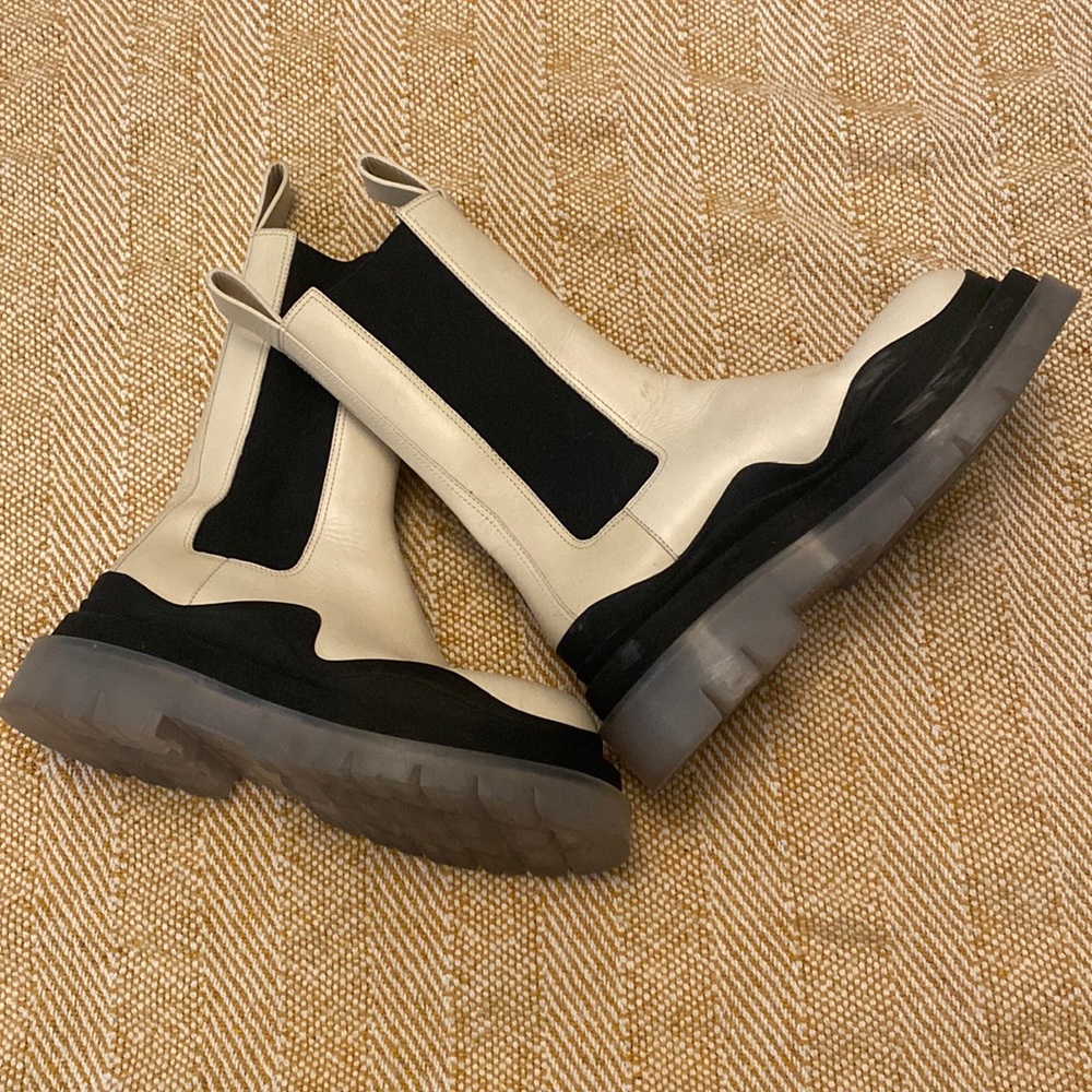 bottega veneta platform boots
